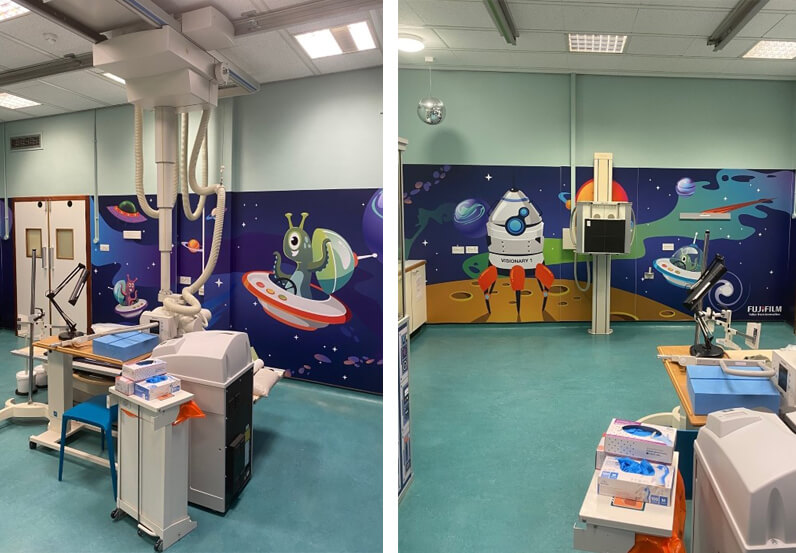 Immersive Theming Achieved Through Wall Graphics